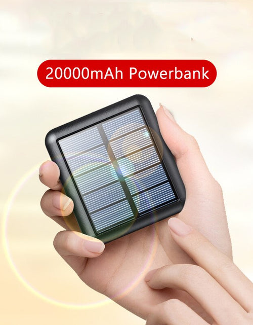 Load image into Gallery viewer, 20,000mAh Solar Power Bank with USB-C Zydropshipping
