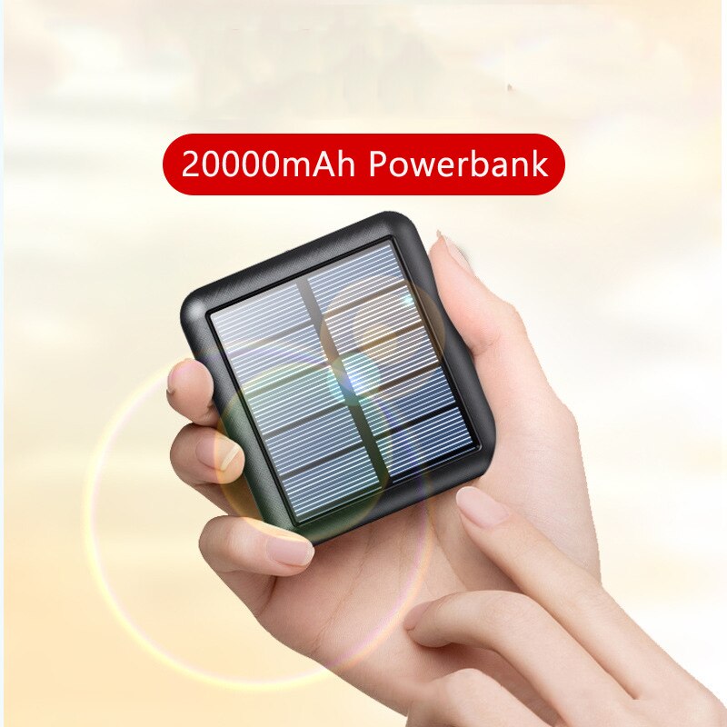 20,000mAh Solar Power Bank with USB-C Zydropshipping