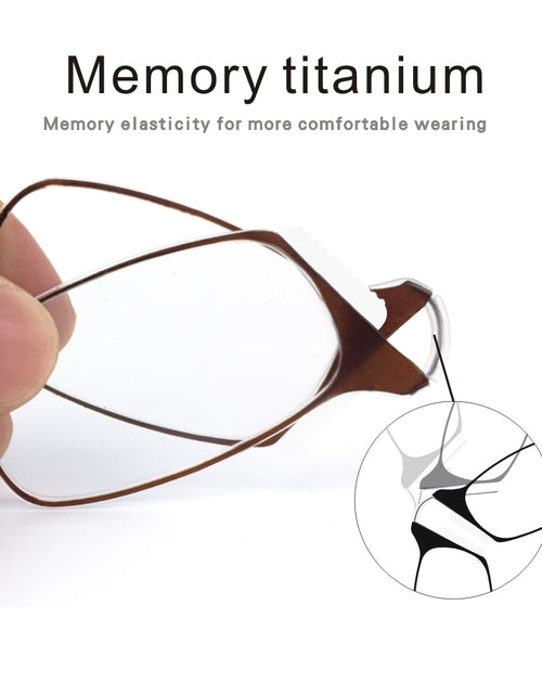 Load image into Gallery viewer, 2022 Folding Nose Clip Reading Glasses: Ultra-light &amp; Portable Diopter. Zydropshipping
