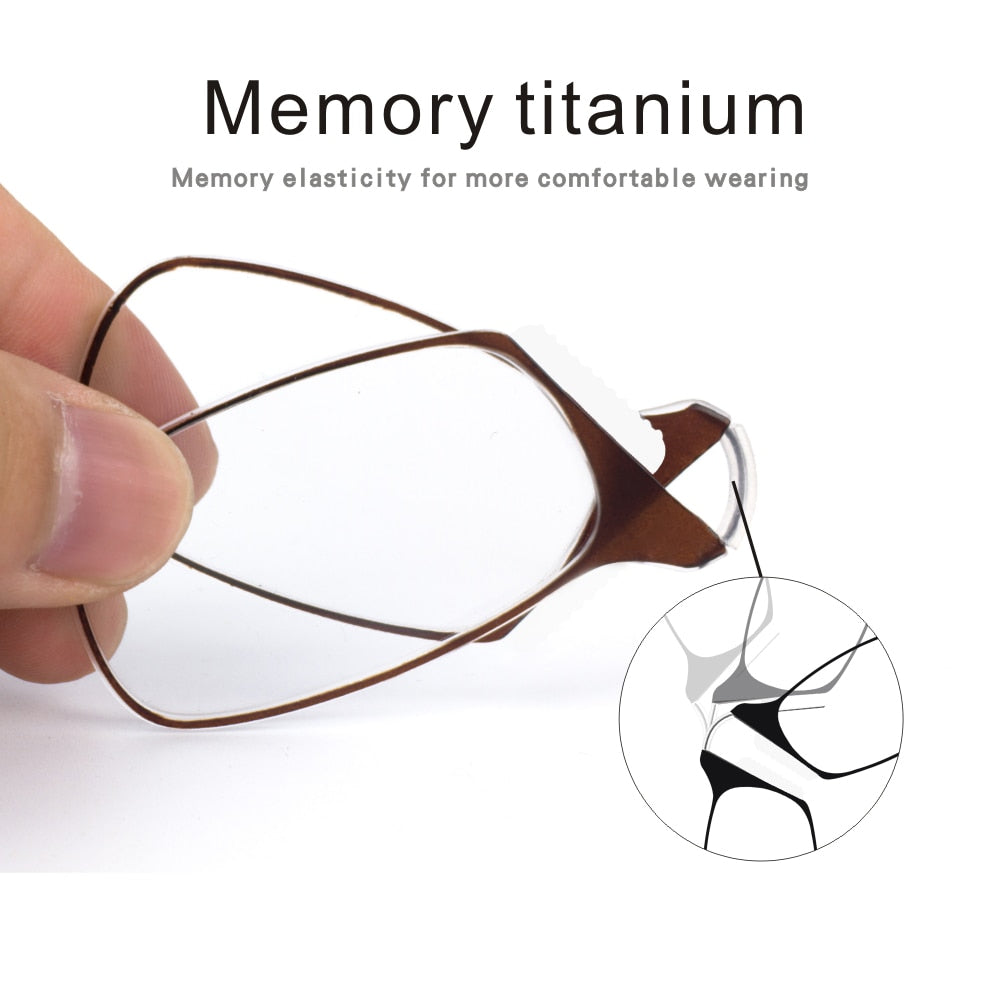 2022 Folding Nose Clip Reading Glasses: Ultra-light & Portable Diopter. Zydropshipping