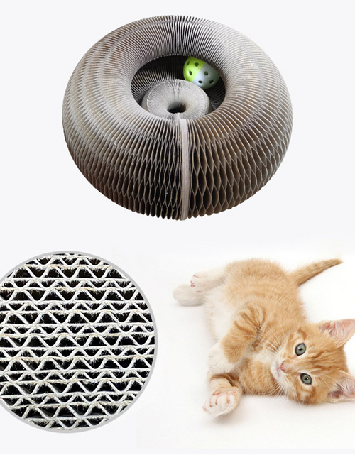 Load image into Gallery viewer, Foldable Cat Scratcher - 2-in-1 Fun Design Zydropshipping
