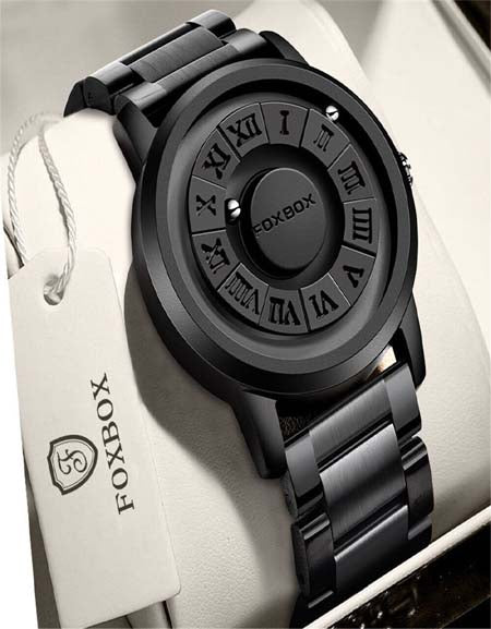 Magnetic Bead Roman Numeral Dial Boys Wristwatch - Timeless Style for Young Trendsetters Zydropshipping