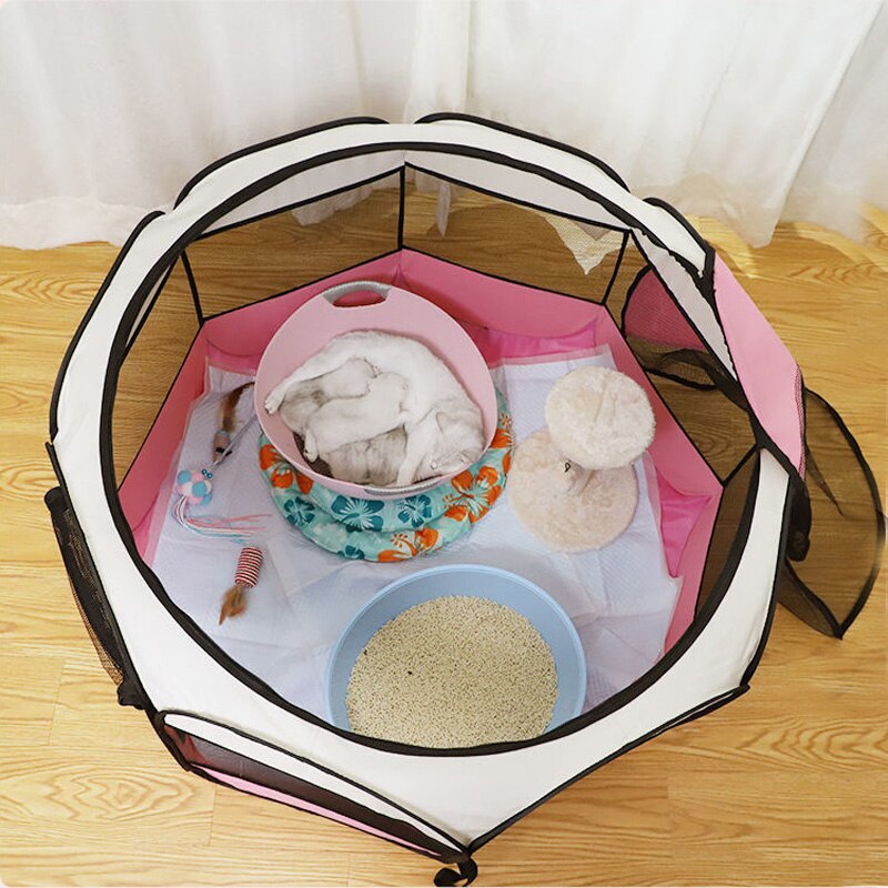 Portable Dog Tent - Outdoor Kennel, Octagonal Playpen, Easy Operation Zydropshipping