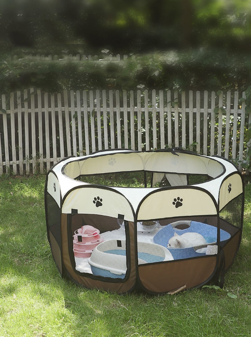 Portable Dog Tent - Outdoor Kennel, Octagonal Playpen, Easy Operation Zydropshipping
