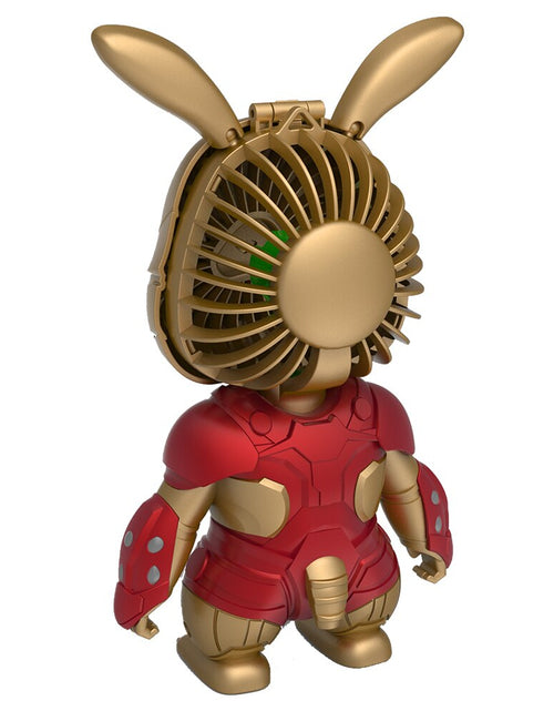 Load image into Gallery viewer, 2023 new arrival Iron Rabbit Man Mini portable fan Cool. Zydropshipping
