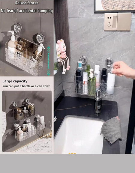 2024 New Shower Suction Cup Shelf Zydropshipping
