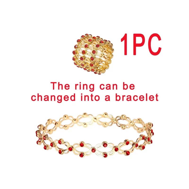 Retractable Ring Bracelet 2 in 1 Magic Stretchable Twist