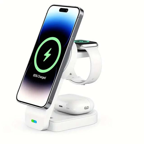 Load image into Gallery viewer, 3 in 1 Charging Station Fold able Magnetic Charger Zydropshipping
