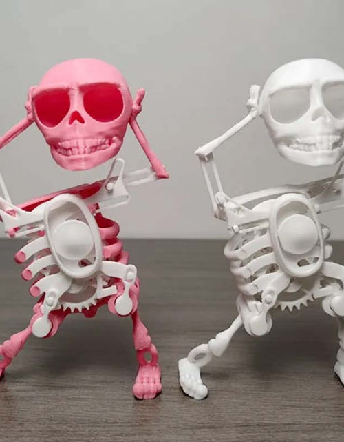 Load image into Gallery viewer, 3D Printed Mini Skull Toy - Custom Funny Decompression Tool
