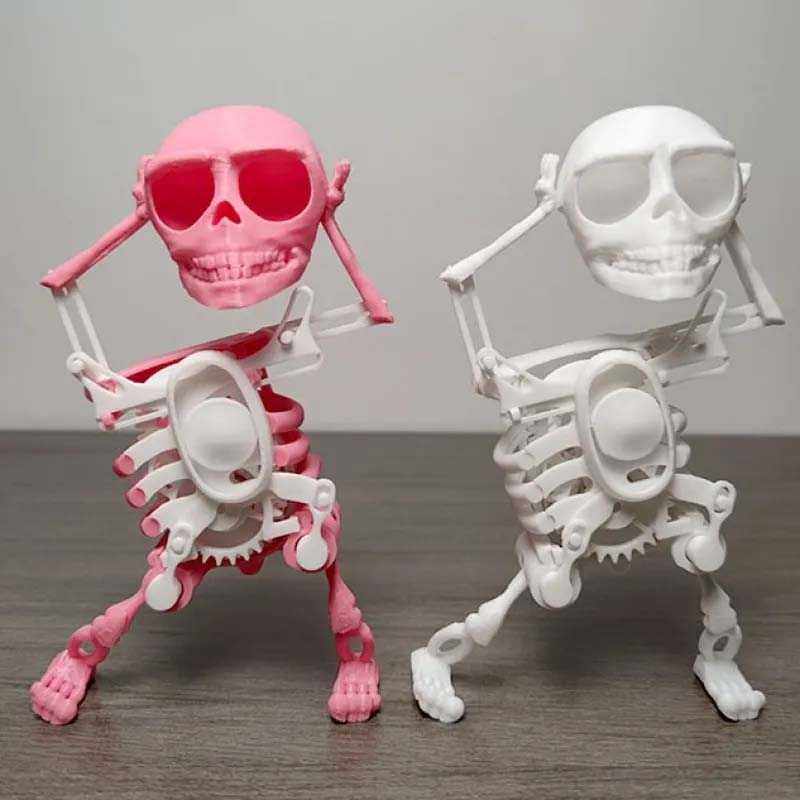 3D Printed Mini Skull Toy - Custom Funny Decompression Tool