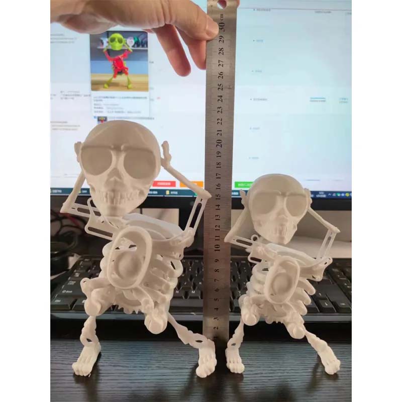 3D Printed Mini Skull Toy - Custom Funny Decompression Tool