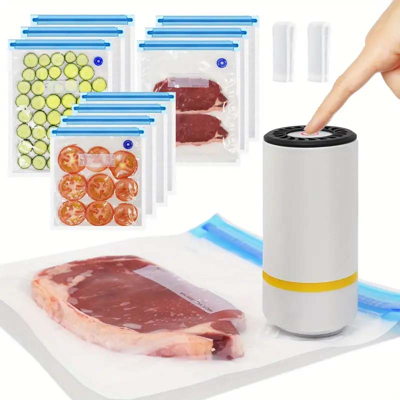 Portable 3-in-1 USB Vacuum Sealer Kit