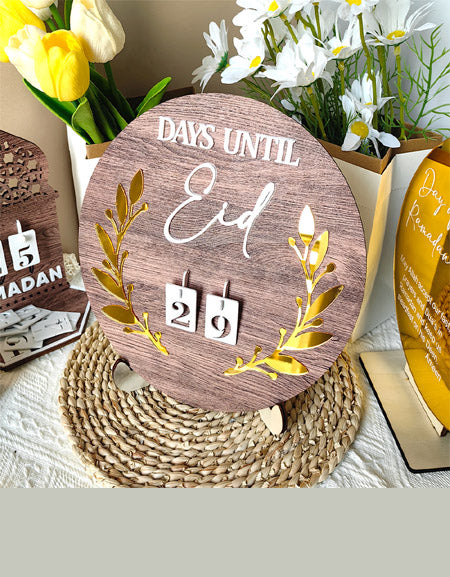 Load image into Gallery viewer, Acrylic Mirror Table Holiday Countdown Ethnic Style Zydropshipping
