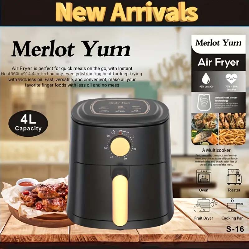 4L Mechanical Air Fryer The Ultimate Kitchen Companion for Healthy, Easy Cooking