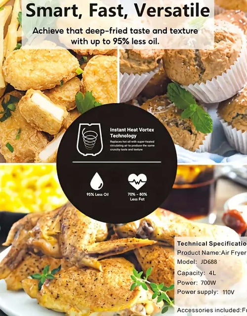 Load image into Gallery viewer, 4L Mechanical Air Fryer The Ultimate Kitchen Companion for Healthy, Easy Cooking
