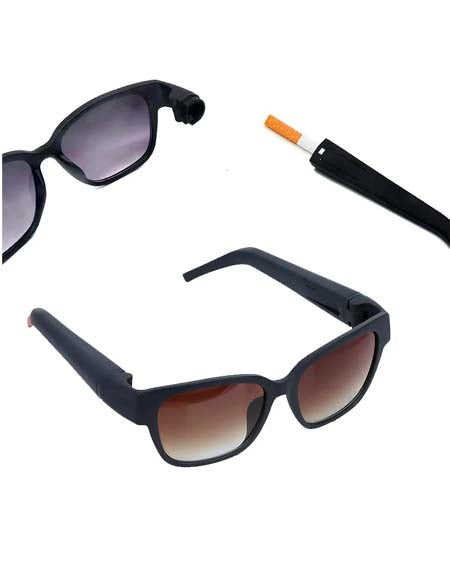 Load image into Gallery viewer, Hidden Cigarette Collector Sunglasses: Anti-Strong Light, Perfect for Outdoor Travel
