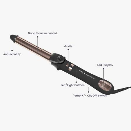Automatic Hair Curler with LCD Digital Display Zydropshipping