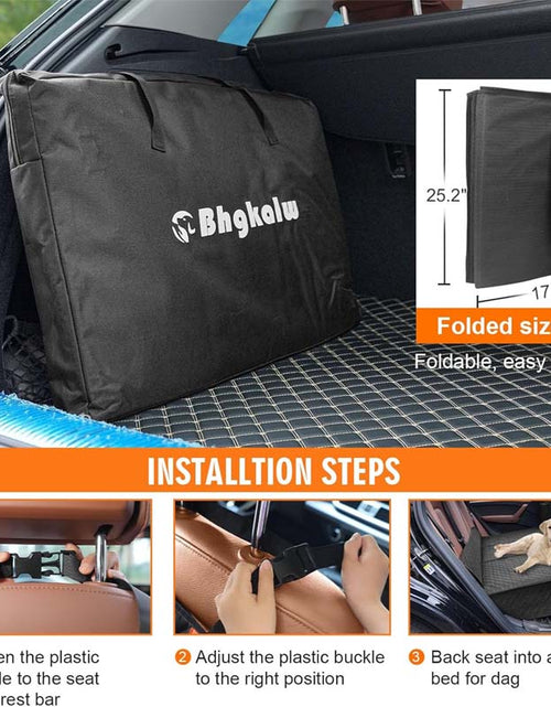 Load image into Gallery viewer, Back Seat Extender for Dogs - Waterproof Dog Hammock with Mesh Window
