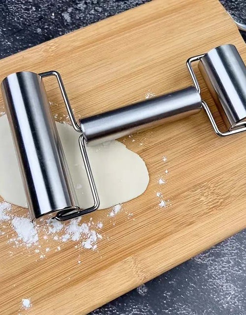 Load image into Gallery viewer, Effortless Stainless Steel Rolling Pin
