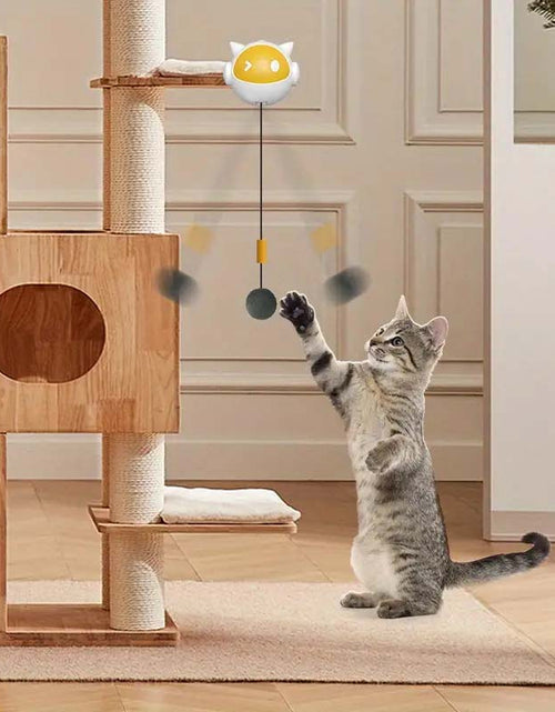 Load image into Gallery viewer, Interactive Cat Teaser Toy with Hands-Free Rising Ball.
