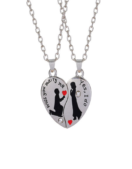 Chic Love: Couple Necklace Set - Ideal Valentine's Day Gift Zydropshipping