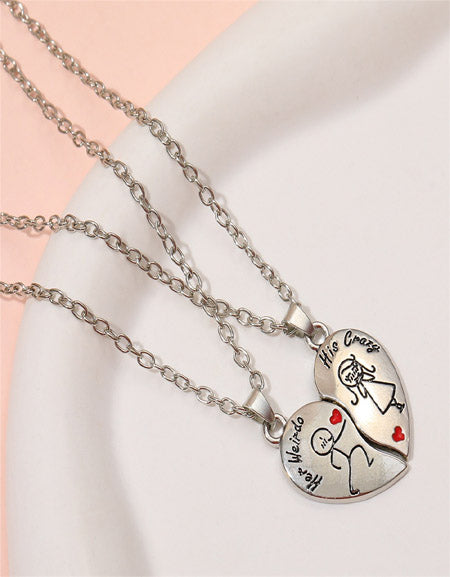 Chic Love: Couple Necklace Set - Ideal Valentine's Day Gift Zydropshipping