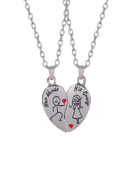 Load image into Gallery viewer, Chic Love: Couple Necklace Set - Ideal Valentine&#39;s Day Gift Zydropshipping
