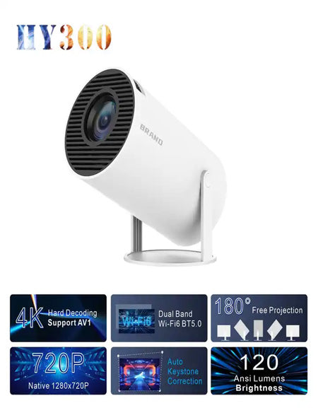 CompactCinema Pro: Portable HD Projector for On-the-Go Entertainment Zydropshipping