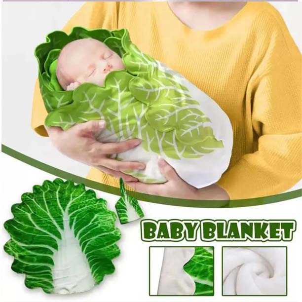 CuddleCabbage Bliss: Cozy Newborn Simulation Flannel Baby Blanket Zydropshipping