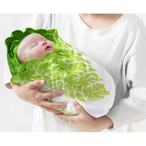 CuddleCabbage Bliss: Cozy Newborn Simulation Flannel Baby Blanket Zydropshipping