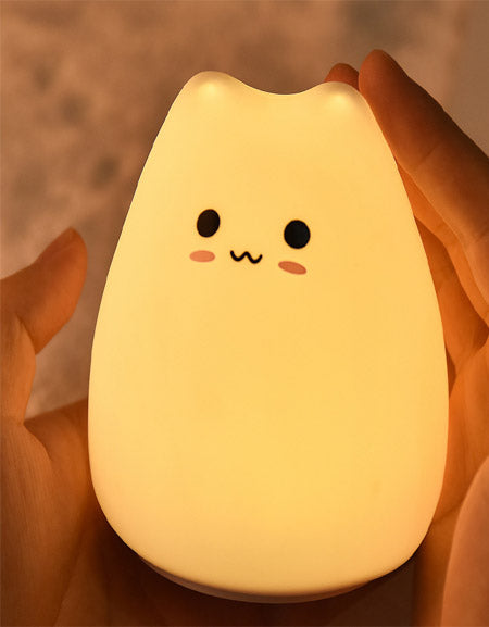 Cute Cat Night Light: Color-Changing Children's Day Gift Zydropshipping