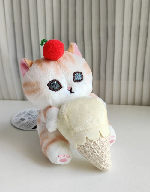 Load image into Gallery viewer, Cute Shark Cat Fried Shrimp Plush Doll Keychain Zydropshipping
