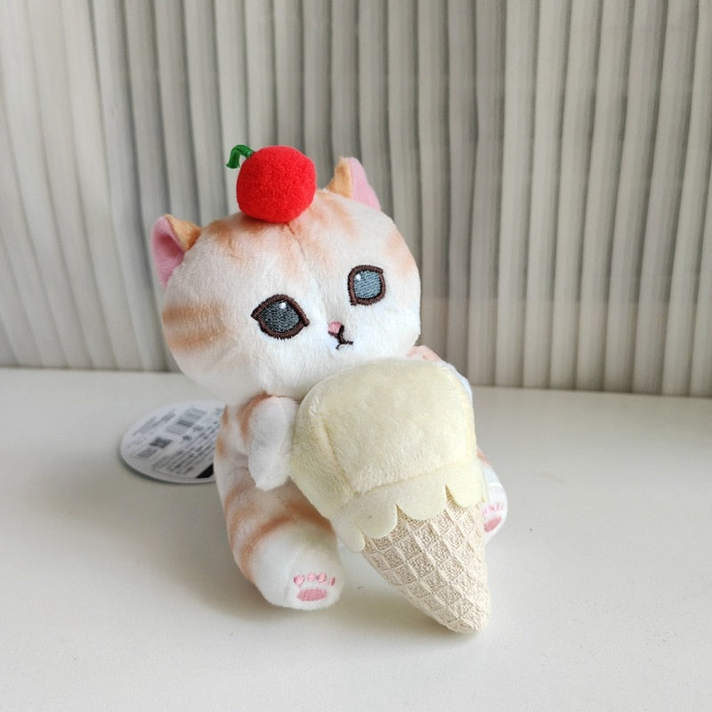 Cute Shark Cat Fried Shrimp Plush Doll Keychain Zydropshipping