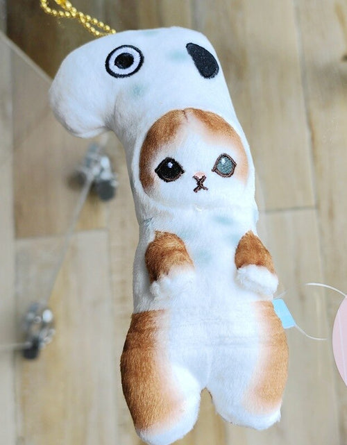 Load image into Gallery viewer, Cute Shark Cat Fried Shrimp Plush Doll Keychain Zydropshipping
