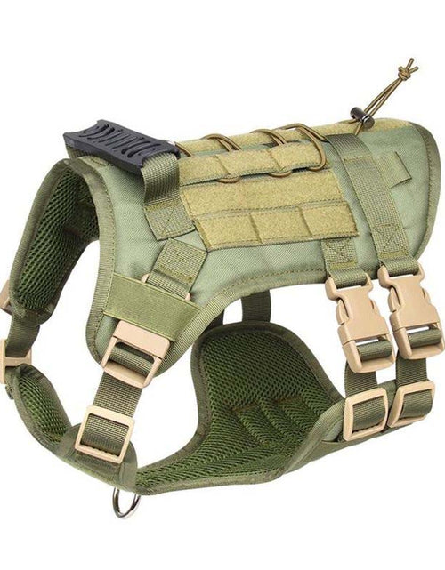 Load image into Gallery viewer, Reflective Tactical Dog Harness with Molle &amp; No-Pull Design
