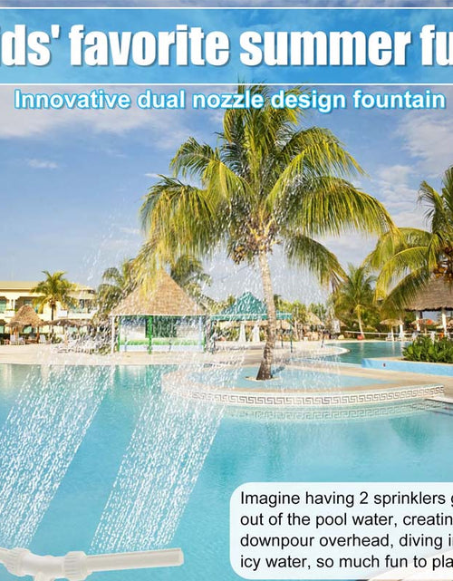 Load image into Gallery viewer, Dual Spray Water Fountain for Pools
