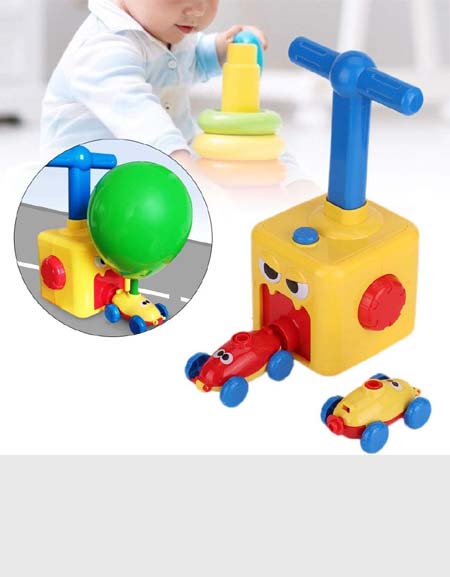Enviro-Friendly Balloon Car: Fun Aerodynamic Toy for Kids