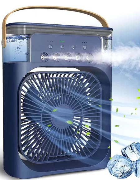 Effortless Cooling: USB Water-Cooled 5-in-1 Fan & Humidifier - Beat the Heat Anywhere Zydropshipping
