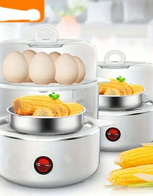 Load image into Gallery viewer, Compact 2-Egg Electric Cooker - Soft, Medium, Hard
