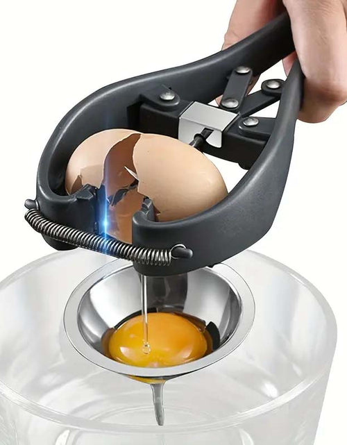 Load image into Gallery viewer, Stainless Steel Egg Cracker - Easy Eggshell Cutter &amp; Separator
