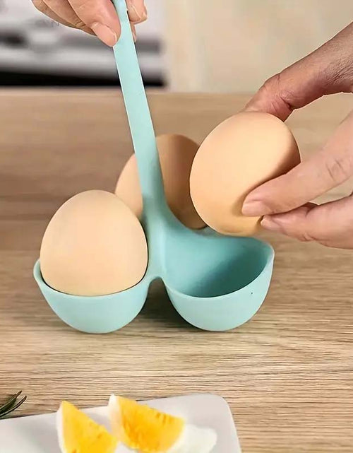 Load image into Gallery viewer, Silicone 3-Cavity Egg Steamer Tray
