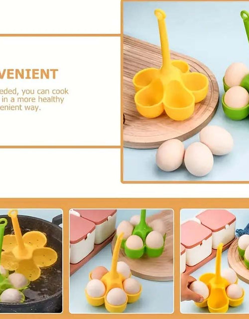 Load image into Gallery viewer, Silicone 3-Cavity Egg Steamer Tray
