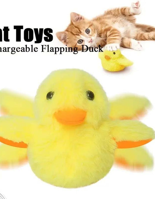 Load image into Gallery viewer, Flapping Wings Duck Interactive Cat Toy
