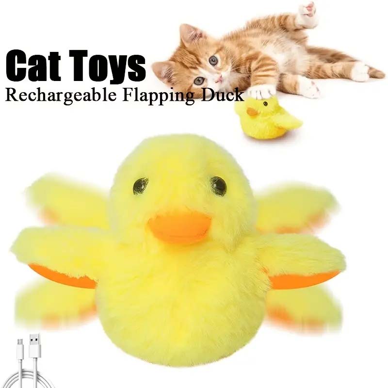 Flapping Wings Duck Interactive Cat Toy