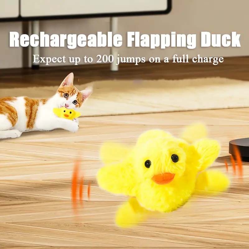 Flapping Wings Duck Interactive Cat Toy