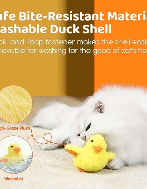 Load image into Gallery viewer, Flapping Wings Duck Interactive Cat Toy
