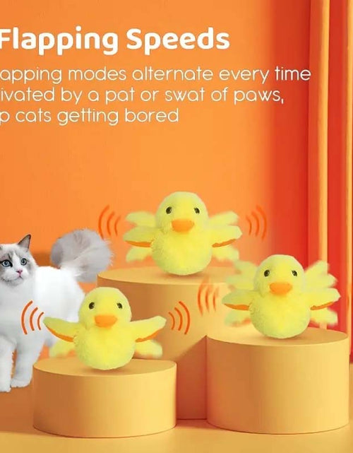 Load image into Gallery viewer, Flapping Wings Duck Interactive Cat Toy
