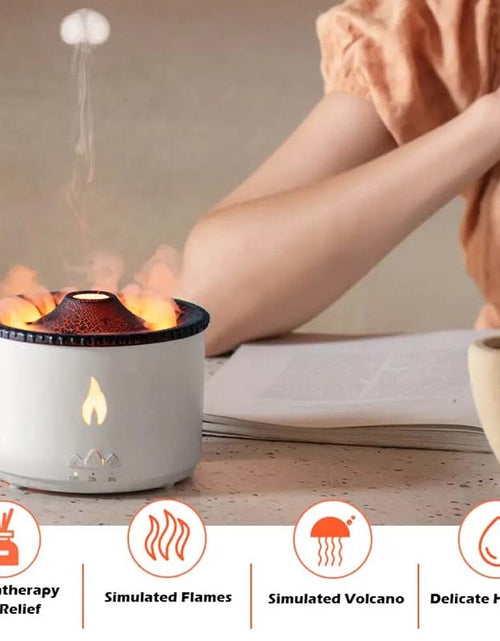 Load image into Gallery viewer, Essential Volcano Flame Oil Diffusers Zydropshipping
