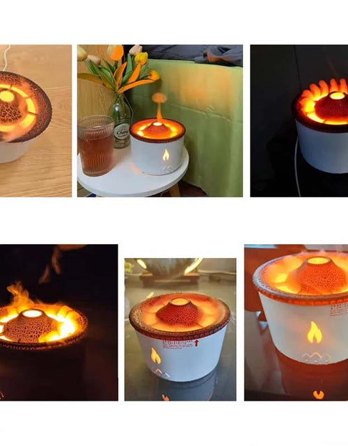 Load image into Gallery viewer, Essential Volcano Flame Oil Diffusers Zydropshipping
