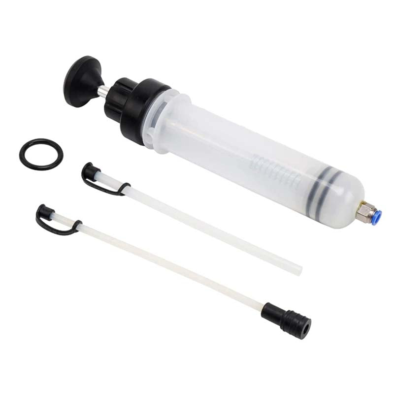 Kingsea 200cc Automotive Fluid Extractor Pump - Oil Change Syringe with Hose